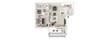 a floor plan of a house