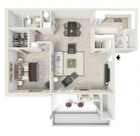 a floor plan of a house