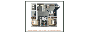 Paces II | 2 Bed + 2 Bath |1149 Sq Ft