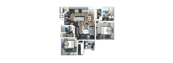 Palms at Sunset Lakes Floorplan