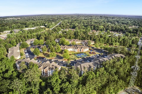 Aerial view of Azalea Ridge in Columbus, GA