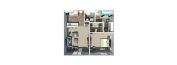 A series of images showing different rooms of a house.