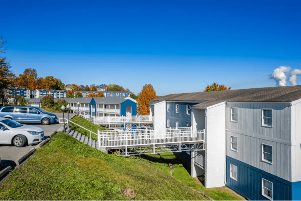 Ramps to enter apartments at Vista and the Villas