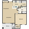 1 BED 1 BATH