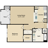 1 BED 1 BATH