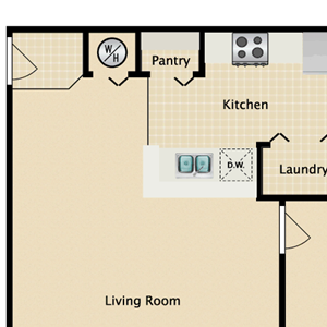 1 Bedroom Solarium