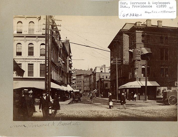 Corner of Dorrance and Weybosset Streets