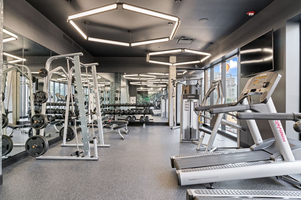 Fitness Center + Weight Equipment