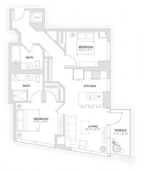 floor plan x12 - Avra West Loop