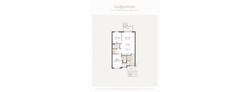 a floor plan of a bedroom apartment