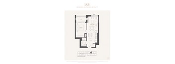 1AB - 1 bedroom apartment