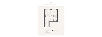 a typical floor plan of a bedroom apartment