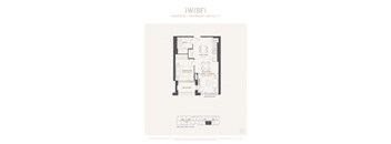 1W (BF) - 1 bedroom apartment