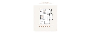 a floor plan of a bedroom apartment