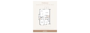 a floor plan of a bedroom apartment