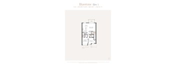 A floor plan for a Bluestone Elev. 1 property showing a second floor and a mid unit.