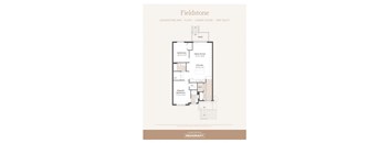 a floor plan of a home with a bedroom and a living room