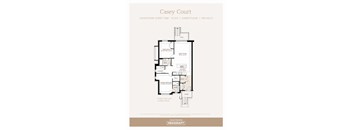 the casey court floor plan  residences  casement court