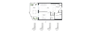 A10 Floorplan at Birch House at Canary Landing