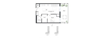 A12 Floorplan at Birch House at Canary Landing
