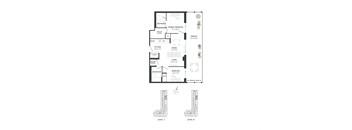 B1 Floorplan at Birch House at Canary Landing