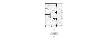 A floor plan of a house with labeled rooms and dimensions.