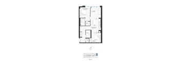 A floor plan of a house with labeled rooms and measurements.