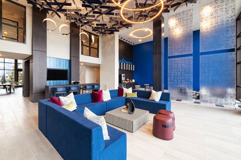 Clubhouse with Lounging Areas