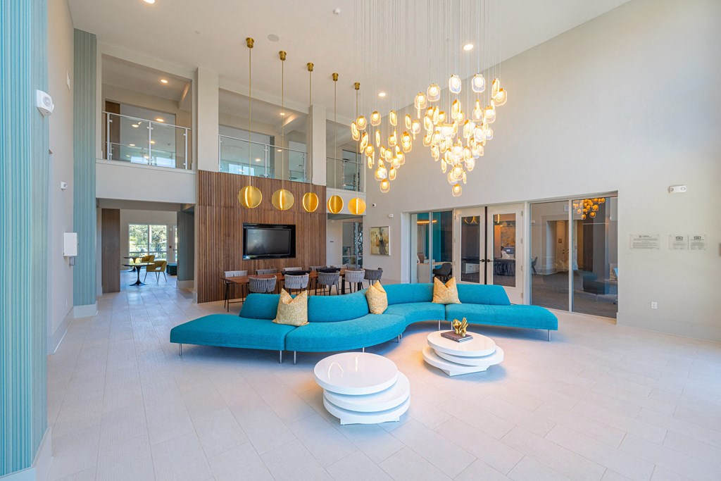 Clubhouse with Lounging Areas
