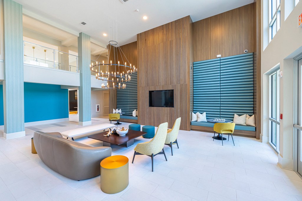 Clubhouse with Lounging Areas