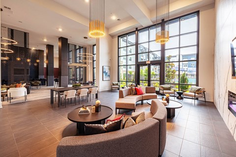 Clubhouse with Lounging Areas