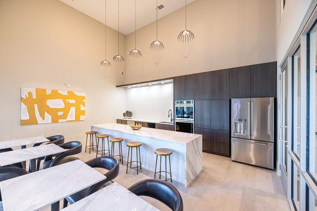 Clubhouse with Kitchens & Lounging Areas