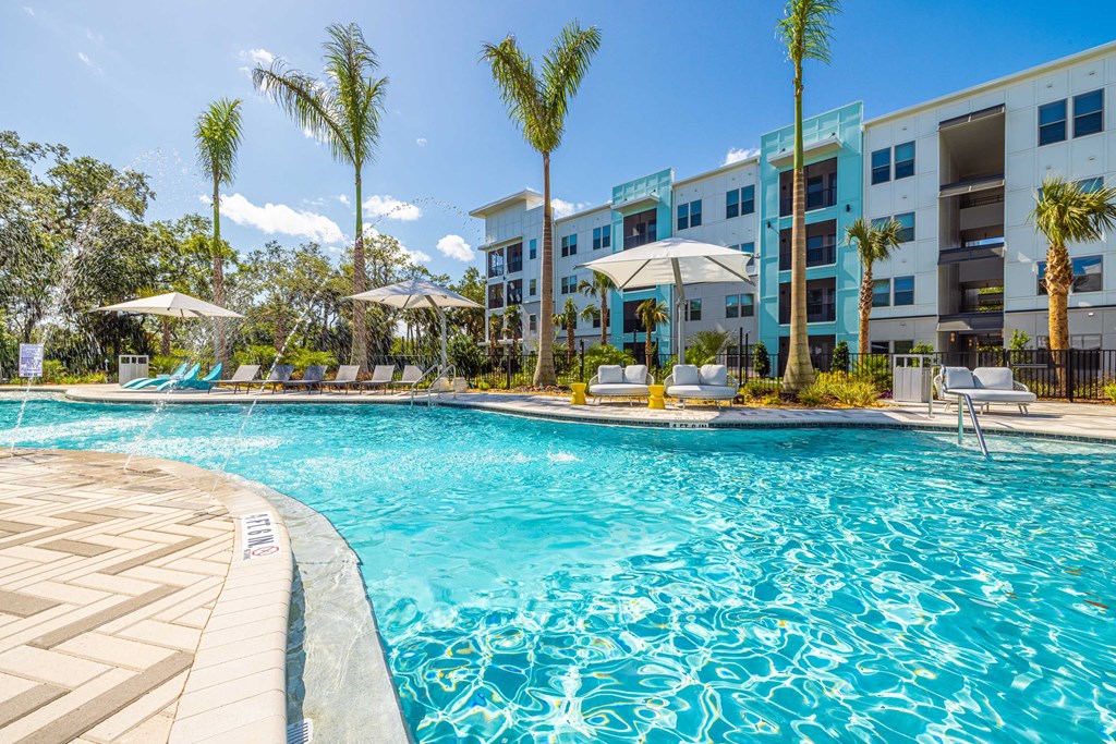 the swimming pool at the grove resort  spa