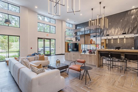 Clubhouse with TVs, Shuffleboard and Air Hockey