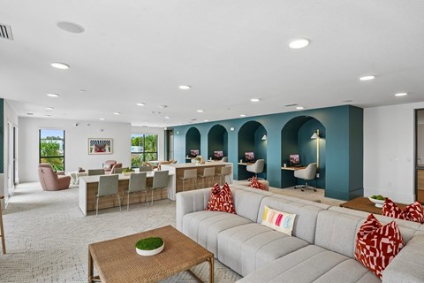 Coworking Lounge - Free professional workspace with computers and printer. Work remotely without paying for a coworking membership.