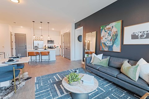 Kitchen & Living Room