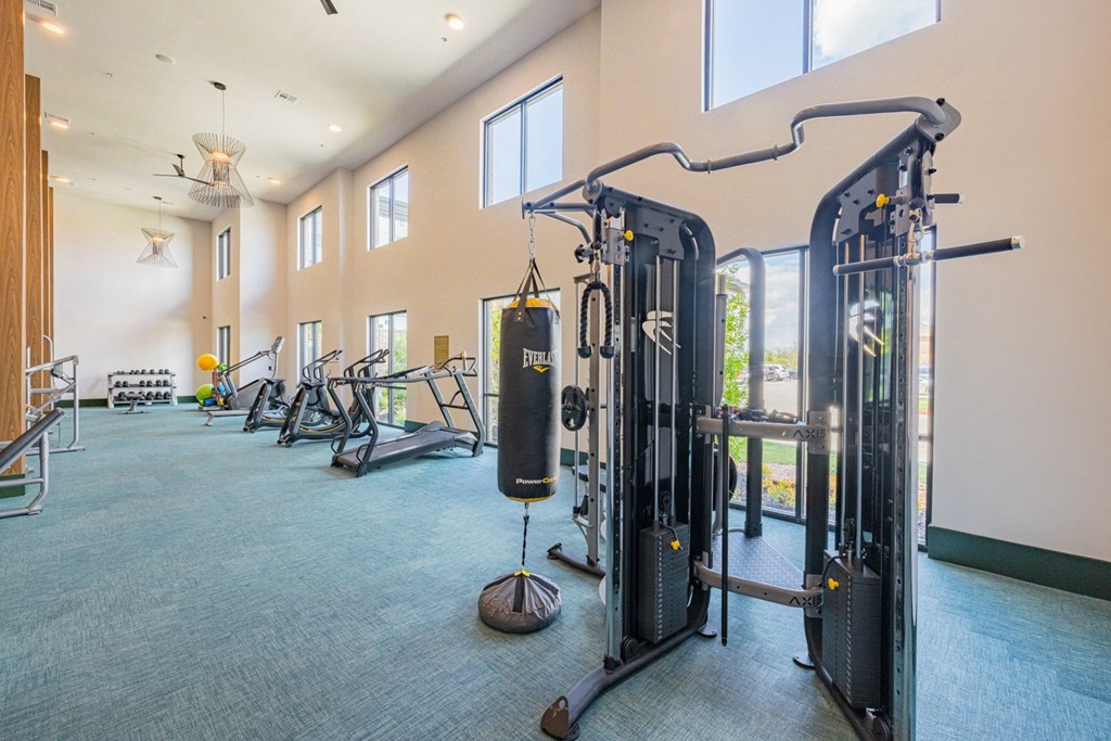 the gym at the preserve at green valley apartments co