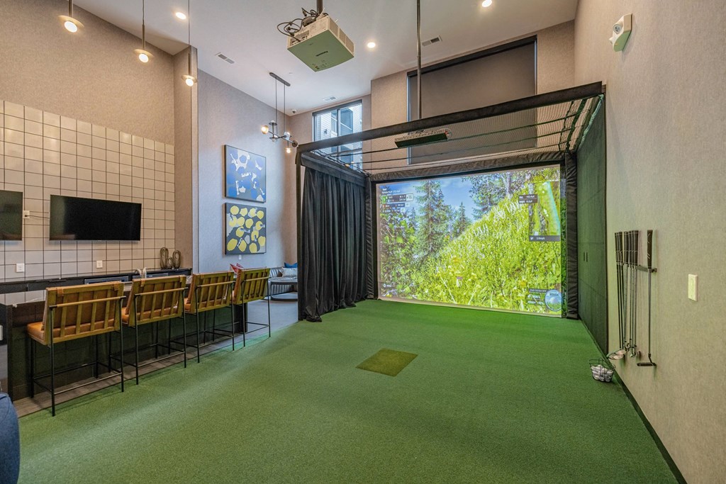 Golf Simulator Lounge