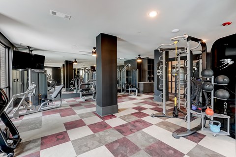 Fitness Center with Cardio, Resistance, & Free Weights