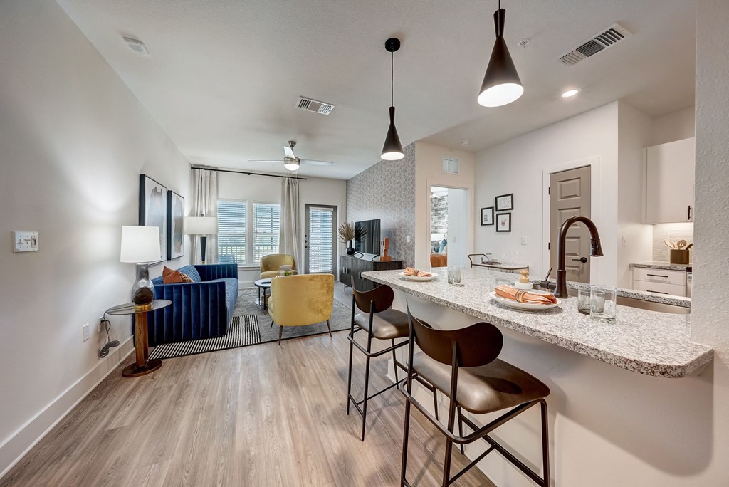 Dining Area & Living Room