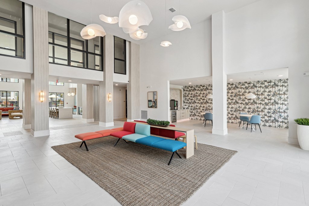 Clubhouse with Lounging Areas