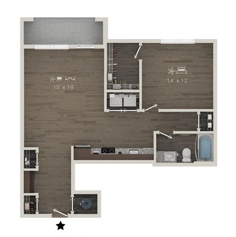 11228 S. Ridgeview Rd 1-3 Beds Apartment for Rent - Photo Gallery 35