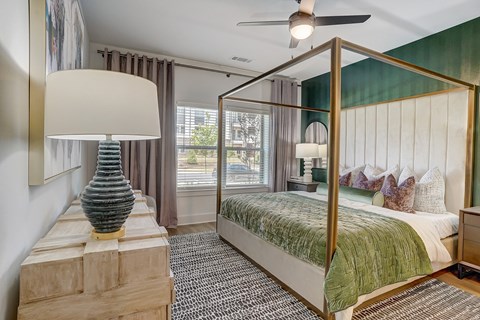 Large Bedroom with Window and Bathroom Access