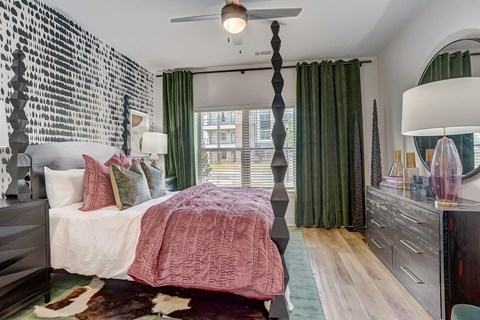 Bedroom with Window and Walk-in Closet