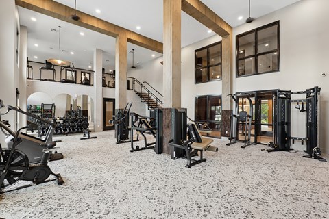 24-Hour Fitness Center - Work out anytime. No need to pay for a gym membership, you have all you need here.