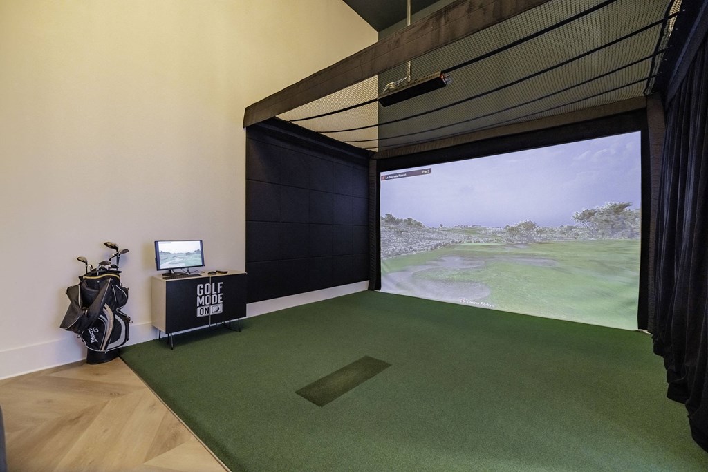 Golf Simulator Lounge