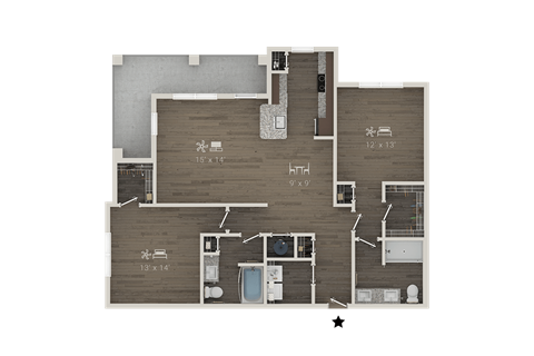 3560 Grandview Parkway Studio-3 Beds Apartment, Townhouse for Rent - Photo Gallery 42