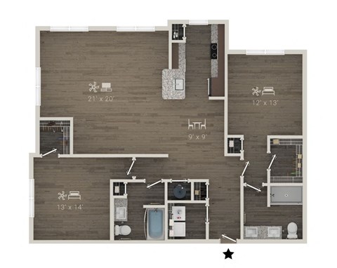 8900 Harmon Road 1-3 Beds Apartment for Rent - Photo Gallery 41