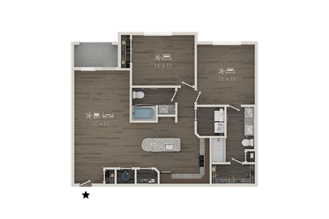 7222 South Peek Rd Studio-3 Beds Apartment for Rent - Photo Gallery 41