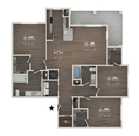 950 Spanish Needle Trl. 1-3 Beds Apartment for Rent - Photo Gallery 42